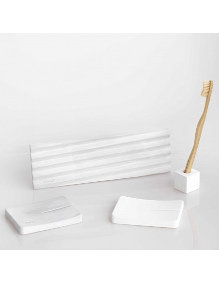 Jabonera súper absorbente pequeña - Gris