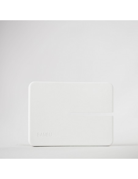 Jabonera súper absorbente pequeña - Blanca