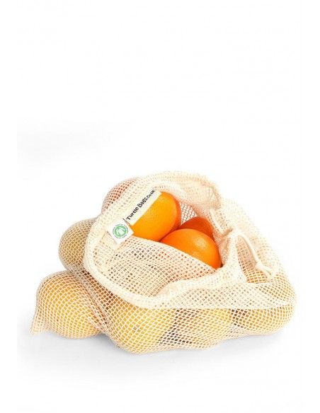 Bolsa de red de algodón ecológico para granel - Mediana