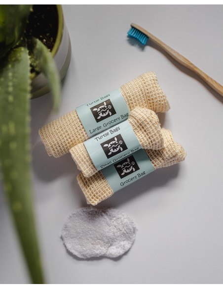 Bolsa de red de algodón ecológico para granel - Mediana