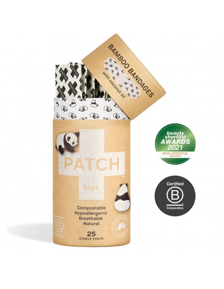 Tiritas biodegradables de bambú - Aceite de Coco