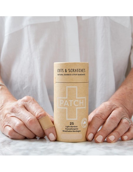 Tiritas biodegradables de bambú natural