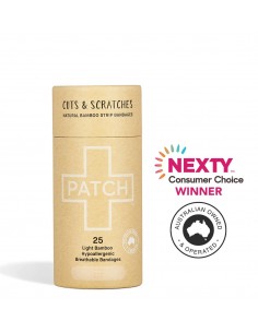 Tiritas biodegradables de bambú natural