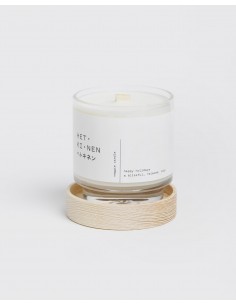 Vela natural y vegana con mecha de madera de Álamo -... 2