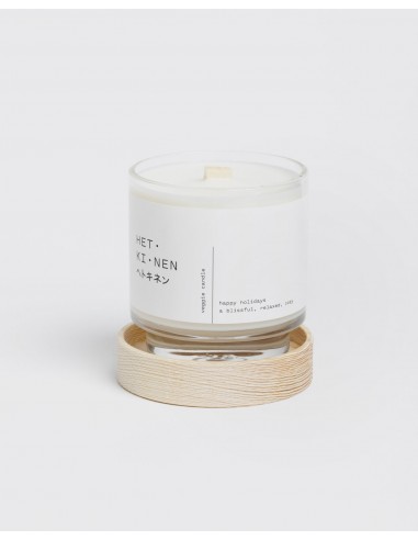 Vela natural y vegana con mecha de...
