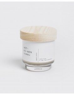 Vela natural y vegana con mecha de madera de Álamo -...