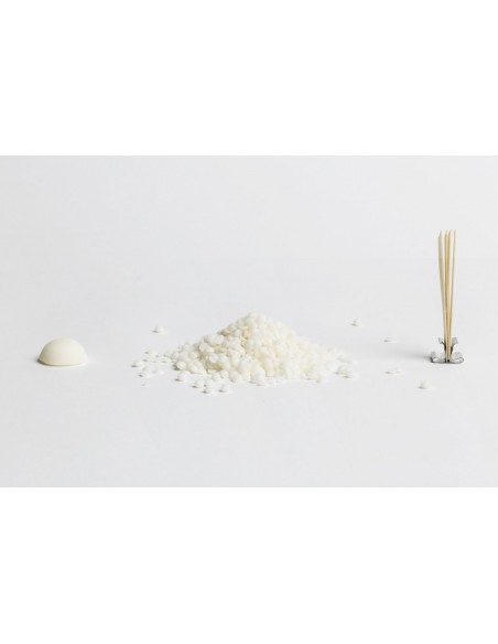 Pack DIY - Refill de vela natural vegana con mecha de madera de álamo - Vetiver - 250ml