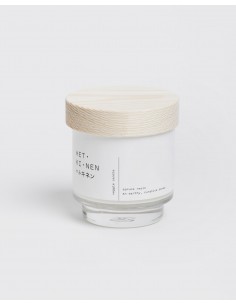 Vela natural y vegana con mecha de madera de álamo -...