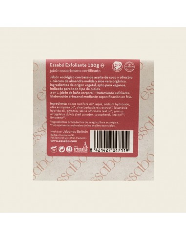 Jabón Exfoliante Ecológico- Cáscara...