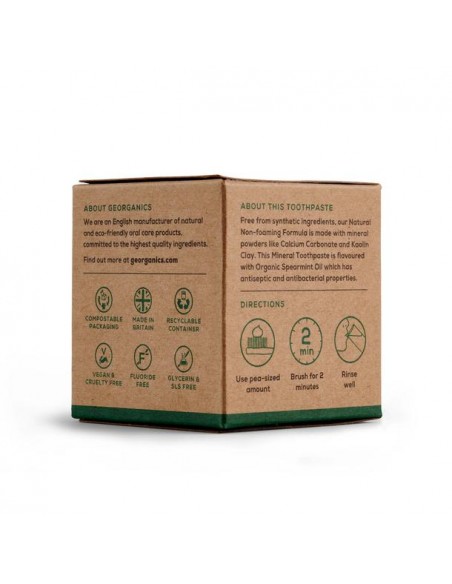 Dentífrico natural con Aceite de Coco - Menta - 120ml