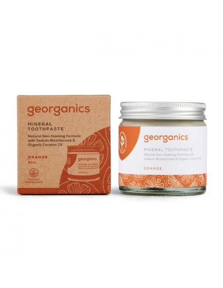 Dentífrico Natural con Aceite de Coco - Naranja - 120ml