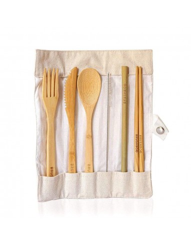 Set de cubiertos de Bambú Mosso