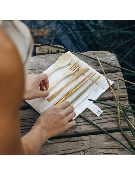 Set de cubiertos de Bambú Mosso