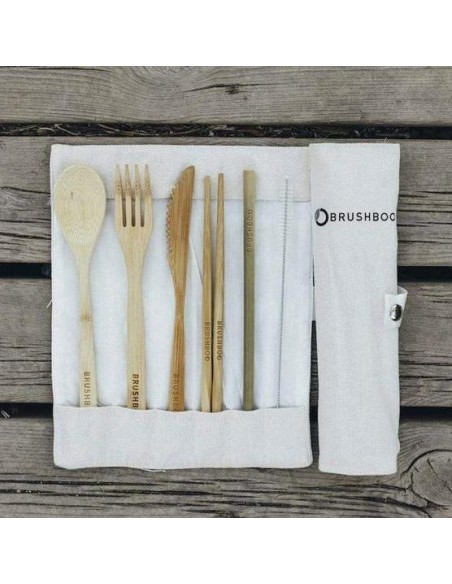 Set de cubiertos de Bambú Mosso