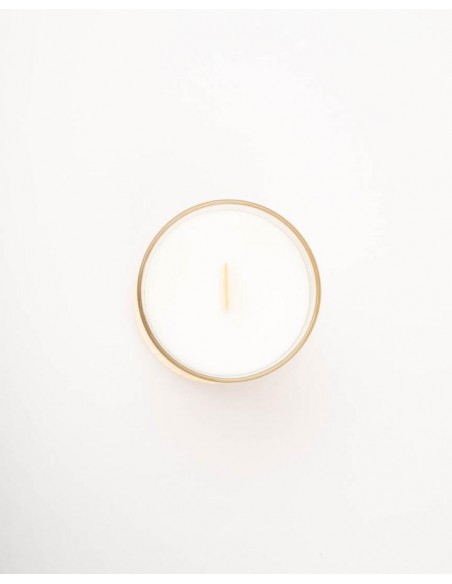 Vela natural y vegana con mecha de madera de álamo - Biofilia - 260ml