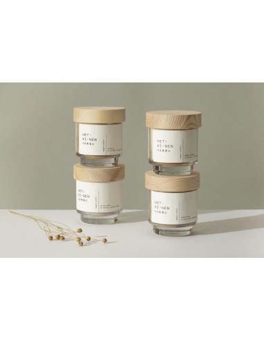 Vela natural y vegana con mecha de...