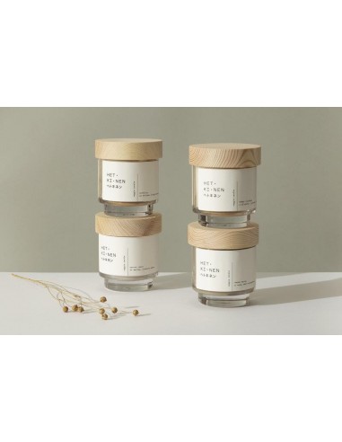 Vela natural y vegana con mecha de...