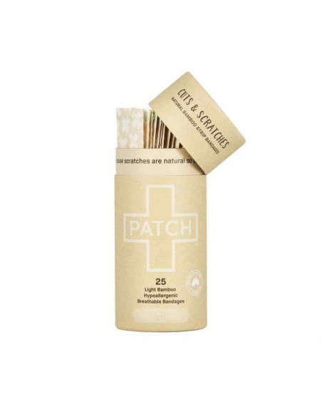 Tiritas biodegradables de bambú natural