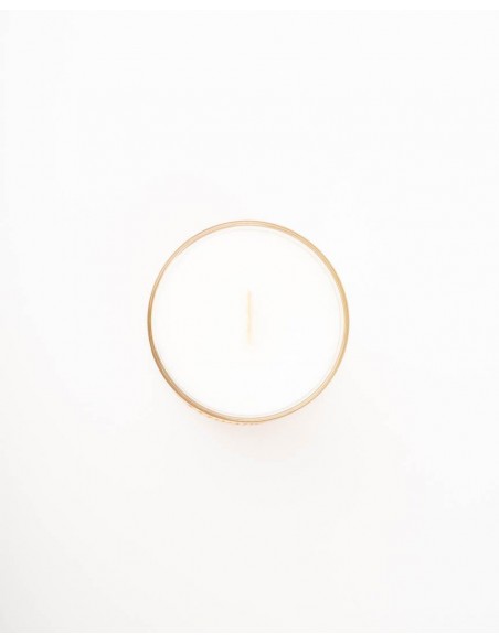 Vela natural y vegana con mecha de madera de álamo - Resina de Abeto - 260ml