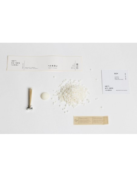 Pack DIY - Refill de vela natural vegana con mecha de madera de álamo - Vetiver - 250ml