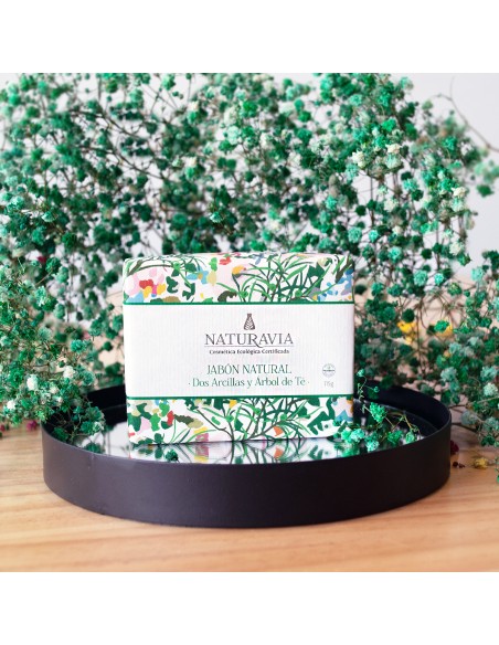 Jabón / Champú Dos Arcillas y Árbol de Té - Regulador
