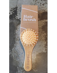 Cepillo de pelo formato viaje (Madera de bambú Moso y...