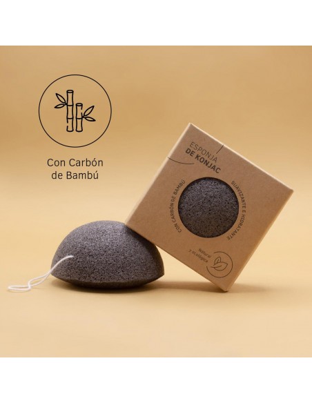 Esponja Konjac Carbón SyS