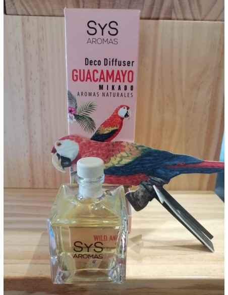 Ambientador Difusor Guacamayo SyS 90 ml. Wild Animal