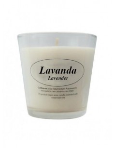 Vela vegetal perfumada Lavanda