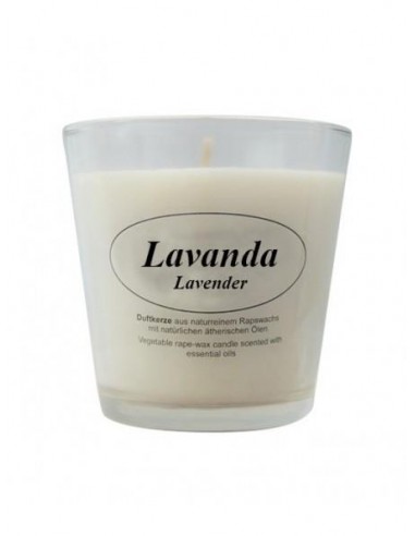 Vela vegetal perfumada Lavanda
