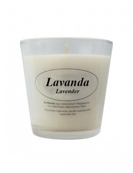 Vela vegetal perfumada Lavanda