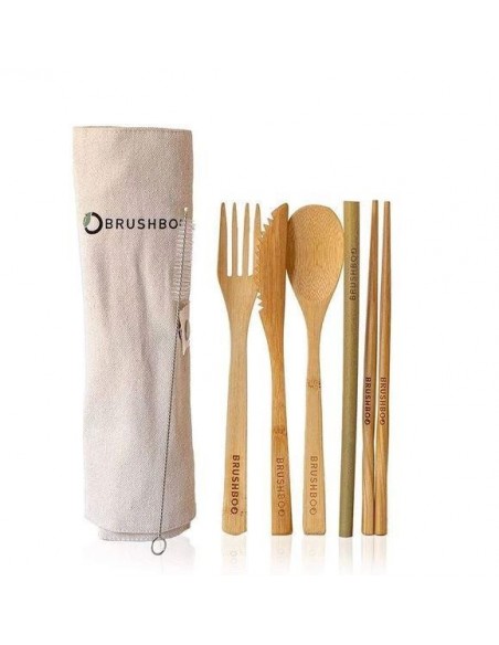 Set de cubiertos de Bambú Mosso