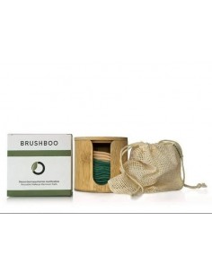 Discos desmaquillantes reutilizables en caja de bambú