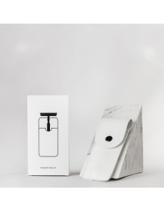 Funda para Maquinilla de Piel Vegana - Blanca