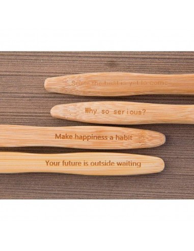 Cepillo de dientes de bambú - Dureza...