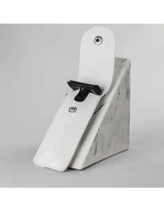 Funda para Maquinilla de Piel Vegana - Blanca 2