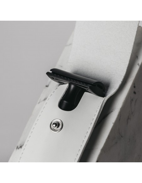 Funda para Maquinilla de Piel Vegana - Blanca