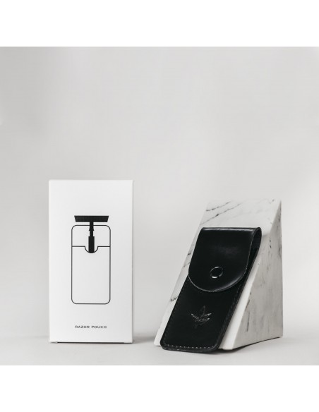 Funda para Maquinilla de Piel Vegana - Negra