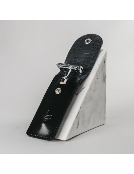 Funda para Maquinilla de Piel Vegana - Negra